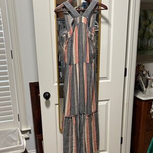 Joie Striped Sleeveless Maxi Dress